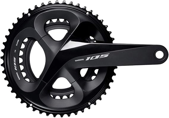 Shimano 105 FC-R7000 105 double chainset, HollowTech II 170 mm 52 / 36T, black