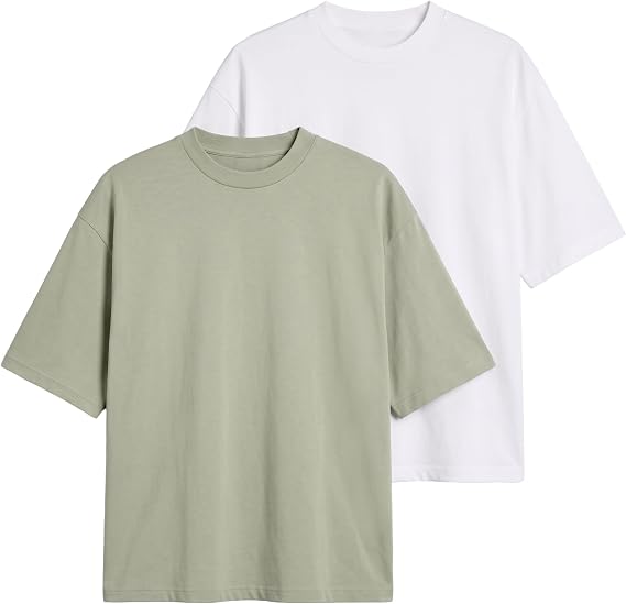 Anthony Jackson 2’li Kutu Premium Erkek Oversize Tişört Alessandro