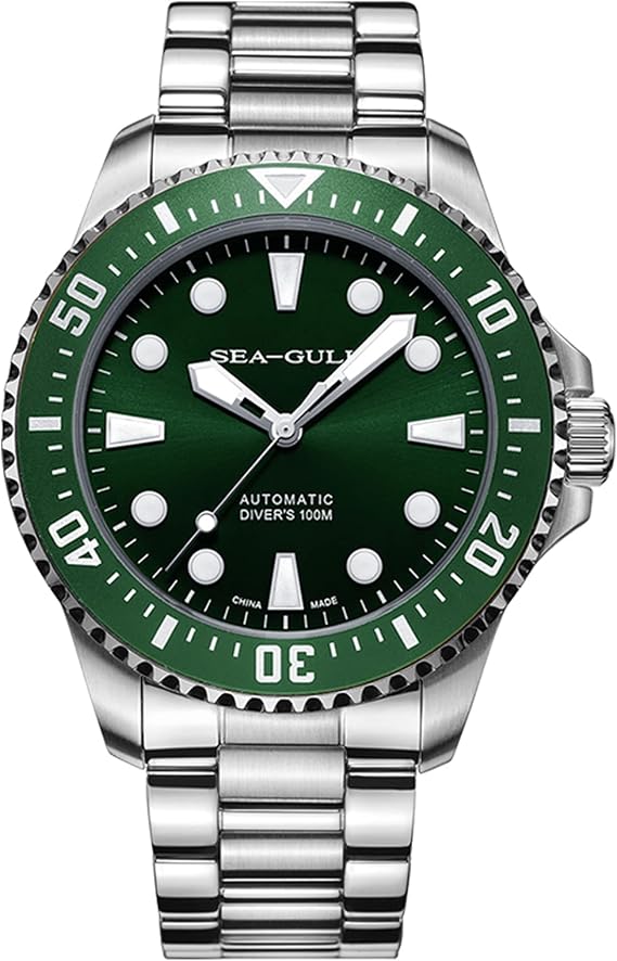 Seagull Ocean Series Men's Watch Back Wave Deep Diving Automatic Mechanical Watch 815.97.6105