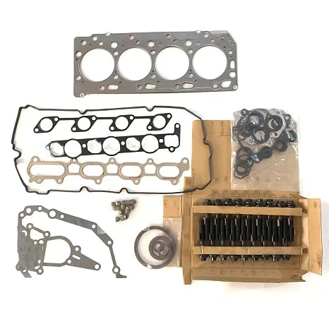4D56U 4D56U/L200 4D56T 4D56T/L200 16 Valves Full Cylinder Head Gasket Set Kit 1000A407 with Cylinder Head Bolts 1005B453 Compatible for Mitsubishi L200 2.5L Application Engine Parts