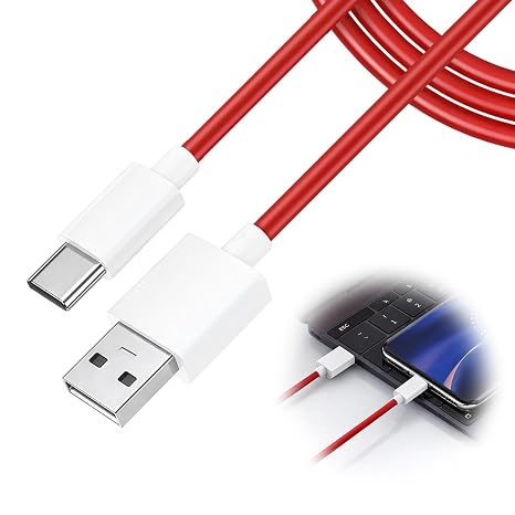 65W USB C Charging Cable 1M USB A to C Fast Compatible with OnePlus