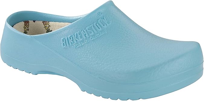 Birkenstock Professional Super Birki Clogs. Made in Germany. Color "Ciel Light Blue".