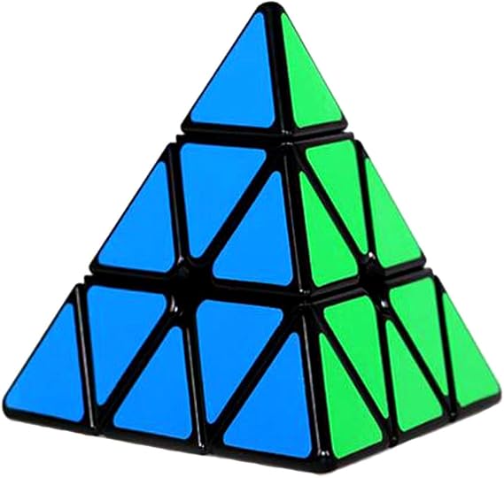 MYWH Pyramid Speed Cube 3X3X3 Triangle Magic Cube Puzzle for Kids Adults