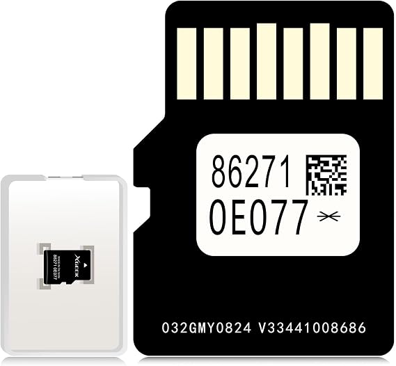 XGEEK 2026 Navigation SD Card Map Update 862710E077 Compatible with Toyota