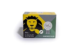 ROYAL CUP SIGNATURE COFFEE - Rainforest Blend Medium Roast 100% Rainforest Alliance Certified Single-Serve Capsules - 24 Pack