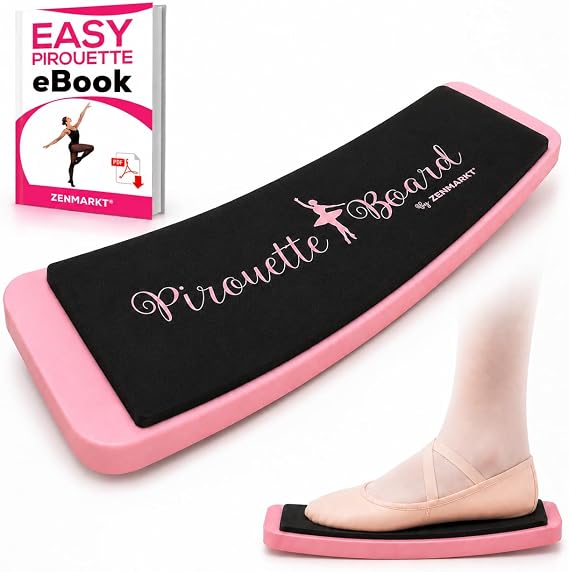 Zenmarkt Turning Board for Dancers, Cheerleaders, Gymnasts, Ice Skaters | Improve Turns, Balance & Stability Ballet Pirouette Trainer, Figure Skating & Gymnastics Practice Board