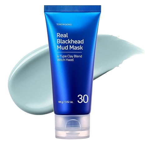 TOSOWOONG Real Blackhead Mud Mask Pore Care Sebum Control Cooling