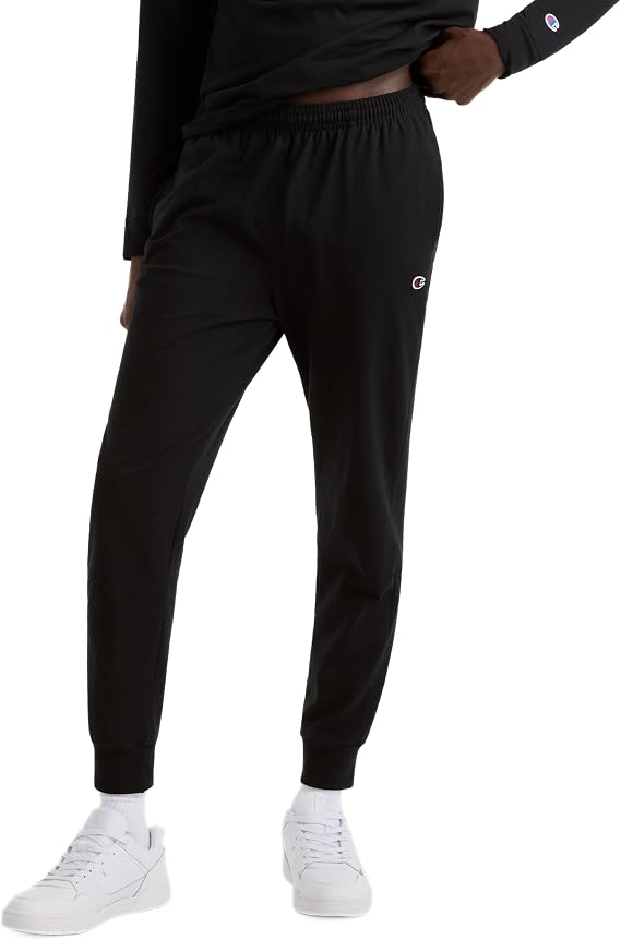 Champion Men's Joggers, Everyday Cotton, Lightweight Lounge Knit Pants for Men, 31"