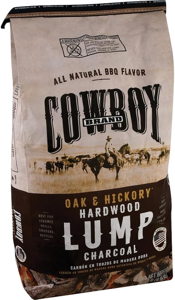 13518 Southern Style Hardwood Lump Charcoal, 18 lb