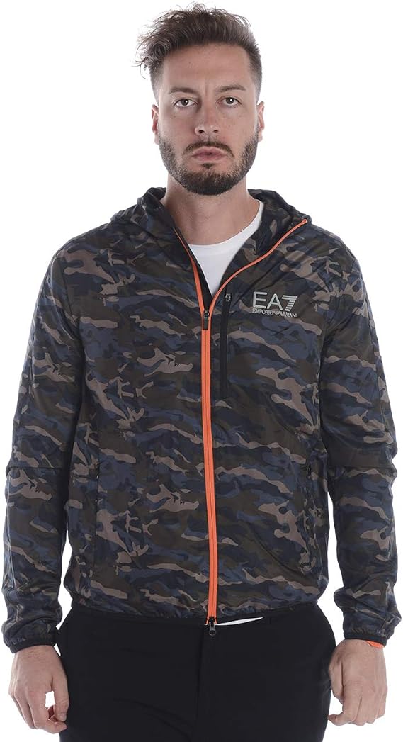 Emporio Armani Jacket EA7 Uomo 6ZPB55PN28Z Green Size XL