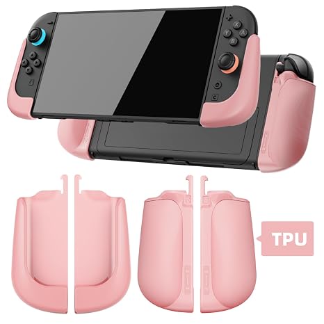 IFYOO NexGrip Ergonomic Grip Set for Nintendo Switch 2 Joycons, Grip Case Compatible with Joy Con 2 Controller, Compatible with Switch 2 Joycon, Switch 2 Accessories - Pink