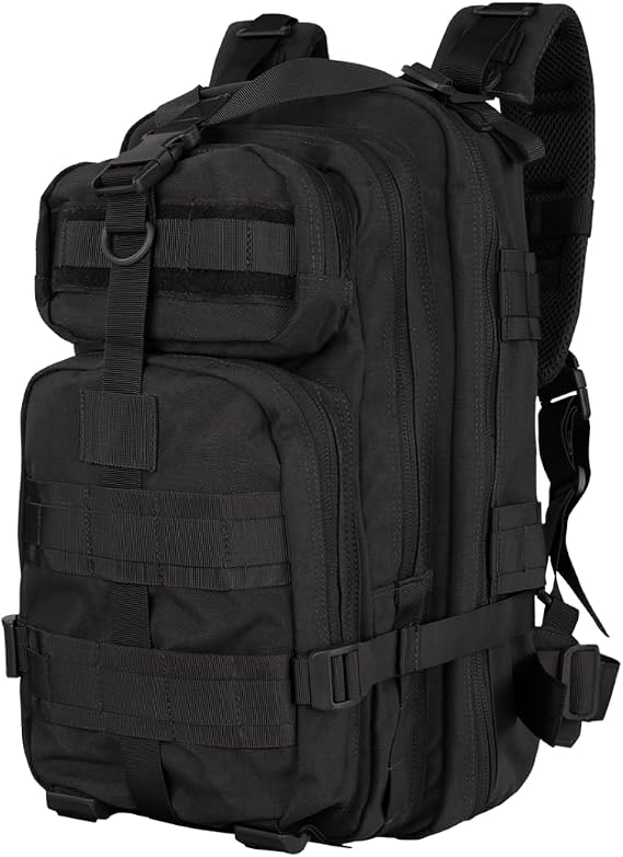 Condor Compact Assault Pack (Black, 1362-Cubic Inch)