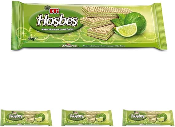 Eti Hoşbeş Limonlu 66 g Tekli Paket 4lü paket