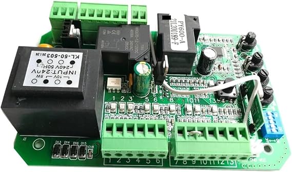 Control Board for Sliding Gate Opener PCB Circuit Board Controller Card Plate for PY600 SL600 Sliding Gate Opener Control Board(Board 2 keybobs)