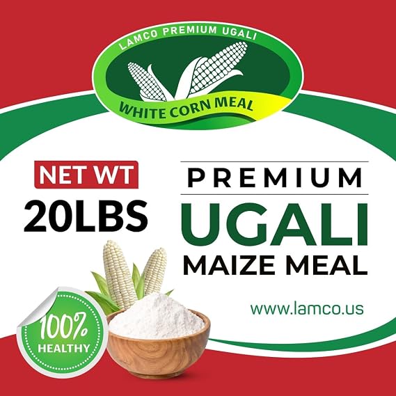 20lb Ugali corn meal Maize Flour ieasy to Prepare pap sadza fufu