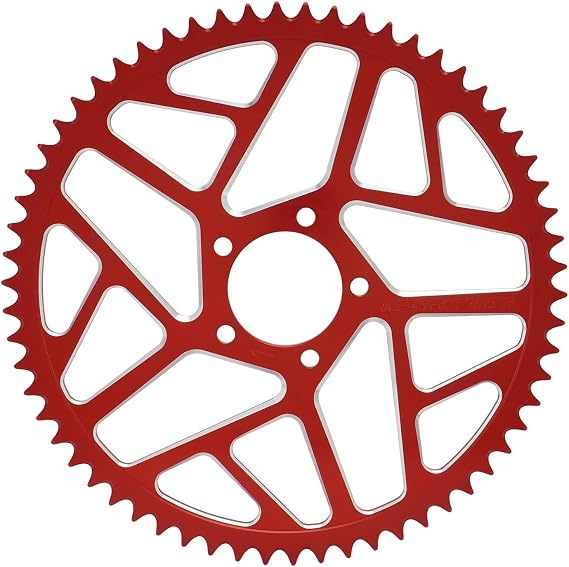 Compatible With Sur-Ron 58T 62T Sprocket 106 112 120 Chain Set Surron Light Bee S X Talaria Sting Electric Dirt Bike Motorcycle CNC Parts(Red 58T)