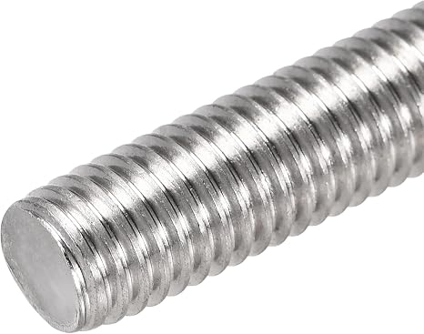 Fully Threaded Rod M16 x 300mm 2mm Thread Pitch, 304 Stainless Steel Right Hand Threaded Rods Bar Studs for Furniture Machinery Assembly