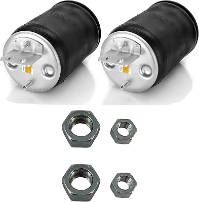 2 pack of TORQUE Air Spring Bag wHardware Kit for Navistar Trucks Replaces Firestone W01-358-1190, W01-358-9875, Goodyear 1R12-432, 1R12-689 & Navistar 3541731C1 2 x TR1190  2 x TRABHW06