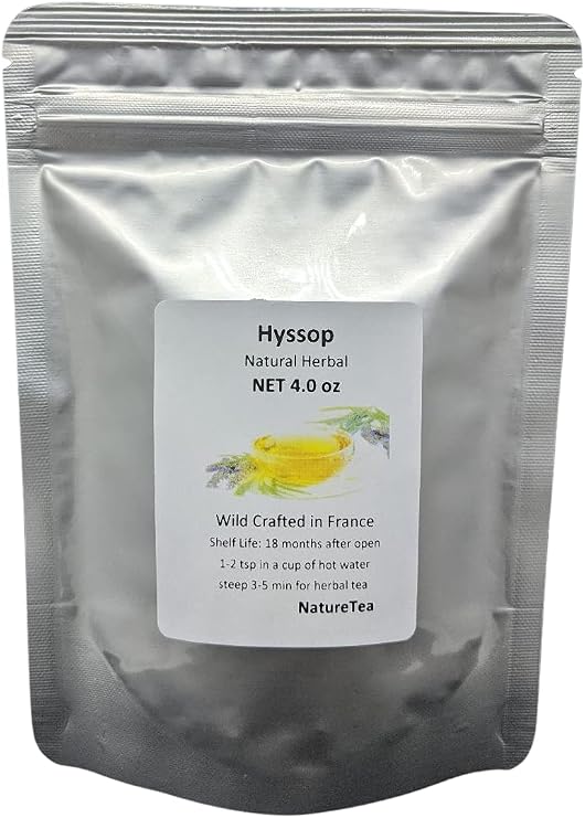Hyssop - Hyssopus officinalis Loose Leaf c/s 100% from Nature (1 oz)