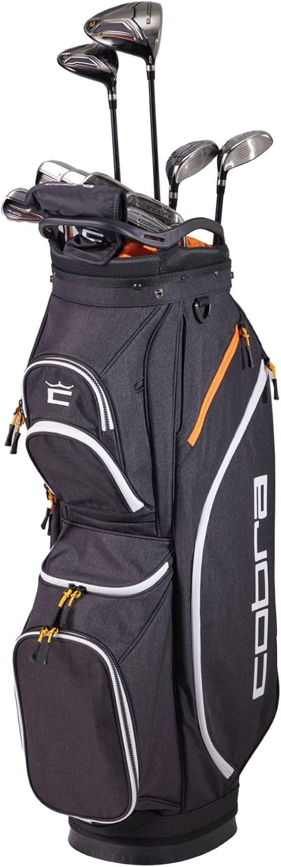Cobra Golf Fly-XL Men's Complete Set (+1" Long, Cart Bag), Steel, Stiff, Right Hand