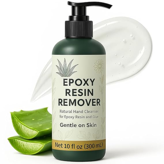 Epoxy Resin Remover for Hands - Moisturizing Alcohol-Free Botanical Formula