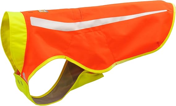 Ruffwear, Lumenglow High-Vis Dog Vest, Reflective Jacket with Water-Repellent Shell, Harness-Compatible Leash Portal, Side-Release Buckles, Back Light Attachment Loop
