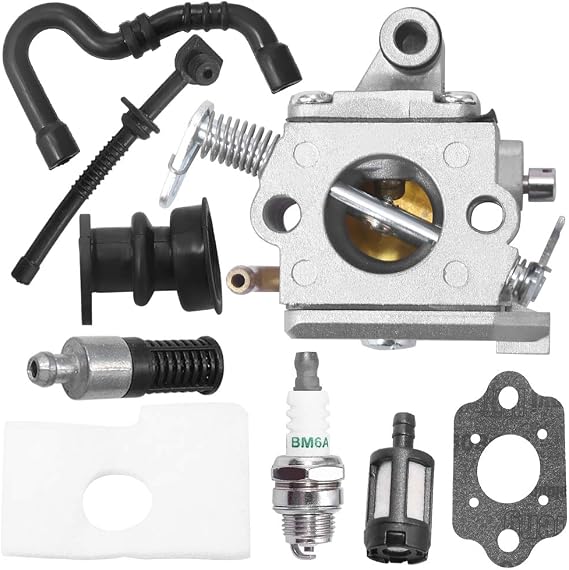 Anxingo MS170 Carburetor Replacement for Stihl MS170 MS180 MS180C Chainsaw
