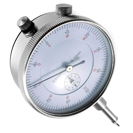 SING F LTD 0.01mm Accurate Clock Dial Test Indicator Outer Measuring Gage Metric 0-10MM
