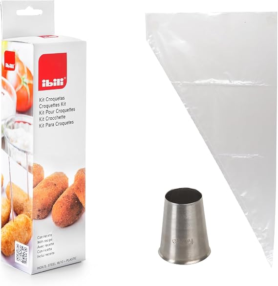 IBILI Croquettes Kit Stainless Steel Silver/Transparent 24 x 8 x 4.5 cm