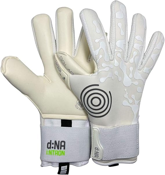 GloveGlu I:NTRON Finger Protection Goalkeeper Gloves Size 9 White