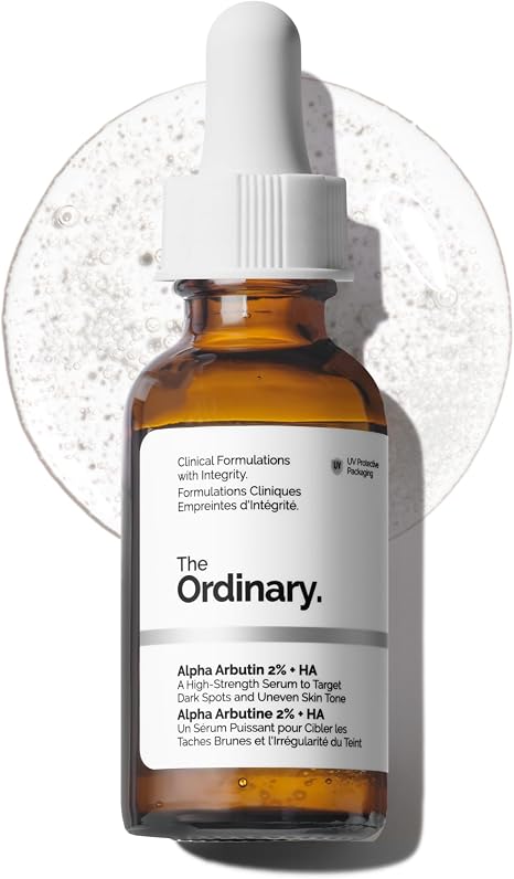 The Ordinary Alpha Arbutin 2% + HA, Brightens Skin and Targets Dark Spots