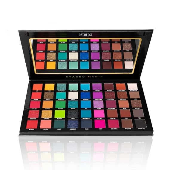 BPerfect Carnival XL Pro Remastered Eyeshadow Palette 45 Pigmented Shades for Professional Makeup Artists, Cruelty-Free Vegan Palette