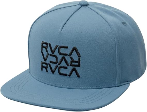 RVCA Men's Three Stack Twill Snapback Hat