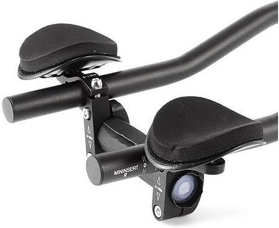 TT Hand Rest Handle Extension Bar Handlebar Bicycle Bike Fixie Bullhorn Rest Handle bar Triathlon Road Integrated tt Handlebar, Black