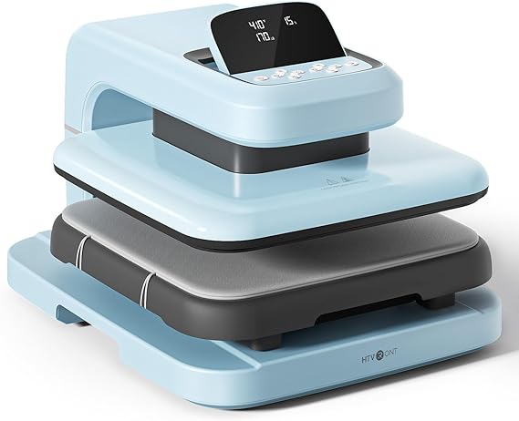 HTVRONT Auto Heat Press 2 - Adjustable Pressure Heat Press Machine 15X15 | Heats Up Fast & Evenly Heat Press with Higher Heating Height for HTV, Sublimation, Heat Transfer Projects