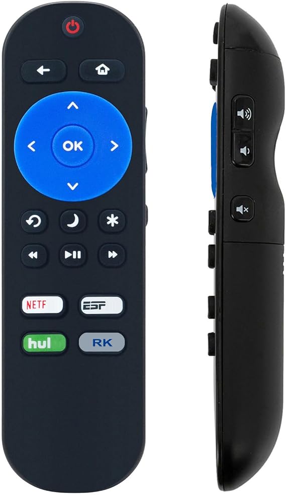 Replace Remote Applicable for Hisense Roku TV 43R6E1 40H4030F1 32H4030F1 | 65H9F 50H8G 43R7E 55R8F 65R6E3 65R6E1 43R6090G 65H8G 65R8F 43H4030F1 50R7E 50R6E 32H4F H6570G 58R6E 55R6E3 75H8G 55R6090G