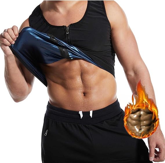 Infernowear Sauna Tech,Sauna Tech Vest,Sauna Suit,Sauna Shirt for Men,Sauna Sweat Vest Workout Tank Top