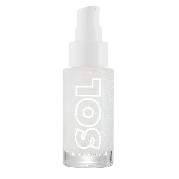 ColourPop x Twilight Sol Shimmering Dry Body Oil - Moisturizing Body Care, Shimmer Oil & Glowy Summer Makeup - Infused with Nourishing Coconut, Argan & Almond Oils - Like Diamonds (0.16 Fl Oz)