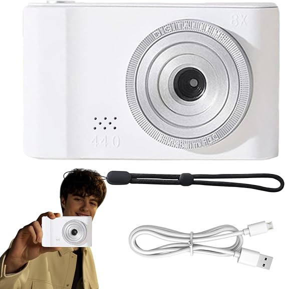 Digital 4400w UHD Camera, 4K Digital Camera, Autofocus Vlogging Camera, Point And Shot Digital Camera, 8X Digital Zoom Camera, Anti-Shake Photography Camera, Photography Camera Without Storage