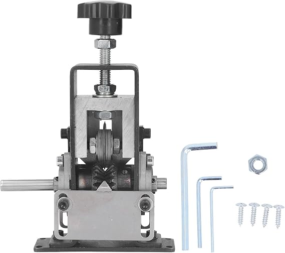 Wire Stripping Machine, Hand Crank Wire Stripper, Automatic Manual Operation Electric Cable Stripper, Waste Cables Stripper with Adjustable V Frame for Copper Wire Recycling, Sturd