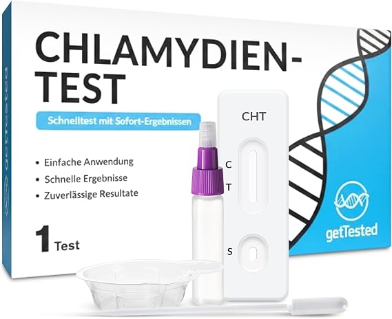 GetTested Chlamydia Test Kit, at-Home Rapid Test for Men and Women, Private Intimate Health Screening, Discreet and Reliable Results Within 10 Minutes, Easy Urine Self Test Kit