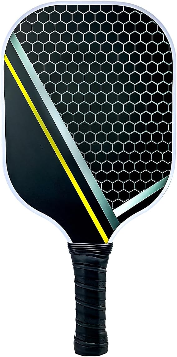 iMeshbean Pickleball Paddle, Fiberglass Surface Pickleball Paddle,Honeycomb Core Paddle Rackets, Lightweight & Wide, Comfortable Ergonomic Grip, Pickleball Paddles for Beginners & Pros