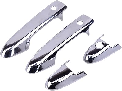 beler Chrome Door Handle Cover Trim Bowl Fit for Honda Vezel HR-V 2014-2018