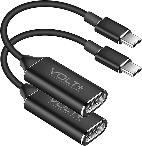 PRO HDMI 8K/4k [2Pack] Adapter Compatible with Blackview BV9900 Pro USB Type-C/Thunderbolt 3/4 Converter Smart Full Digital 4320p @60Hz Display