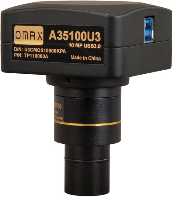 OMAX A35100U3 10.0MP USB3.0 Digital USB Microscope Camera with Advanced