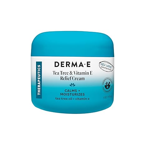 Derma E Tea Tree and Vitamin E Antiseptic Cream, 4oz