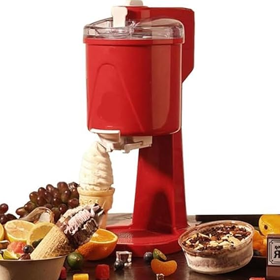 Portable Mini Soft Cream Machine, Fully Automatic Ice Cream Maker, Large Capacity 1000ml for 10 Minutes, Removable and Washable, Perfect for Home DIY Kitchen
