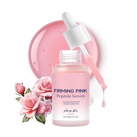 PDRN Pink Peptide Serum Dark Spot Correcting Glow Serum Anti Pigmentflecken Gesicht Gleicht den Hautton Aus Verbessern Sie die Hautelastizität Feuchtigkeitsspendend Anti Falten Gesichtsserum