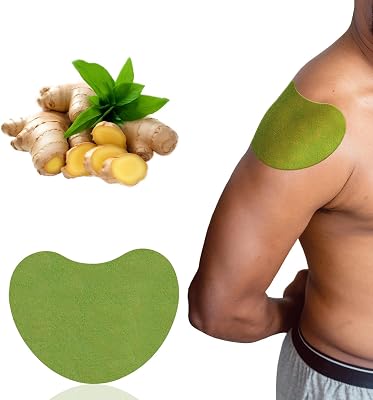 ishancare Shoulder Patches, 48 Count Warming Herbal Plaster Maximum Strength Heat Patches, 8 Hours Deep Heating Extra Strength Joint Patch of Shoulder, Knee, Back, Neck 2 Pack