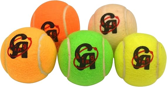Heavyweight Cricket Tennis Tape Ball – Strong Durable Rubber for Long-Lasting Performance in Indoor & Outdoor Training, Swingball & Padel